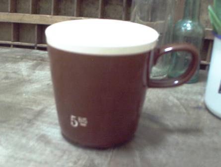 Coffee ミルクマグ　[ブラウン・5ビス]