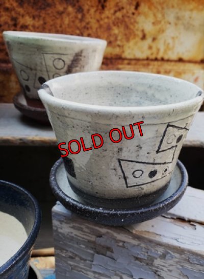 画像7: 幾何学シリーズ/皿付-4