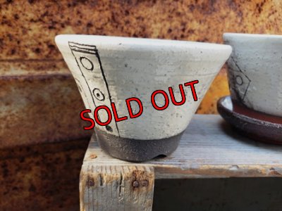 画像6: 幾何学シリーズ/皿付-5