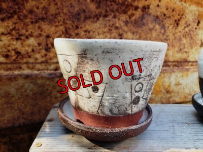 画像2: 幾何学シリーズ/皿付-6