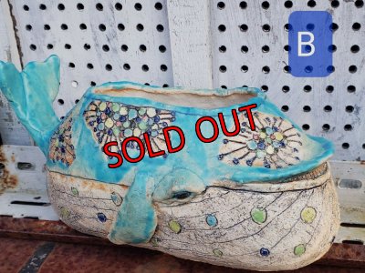 画像8: 再販/栃尾さんの陶器のクジラ鉢（24-12）