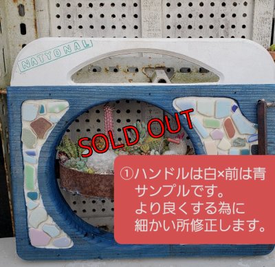 画像4: (1)WS/花とタイルと音楽と/掛け型   〜レコードプレーヤー〜（25-6）