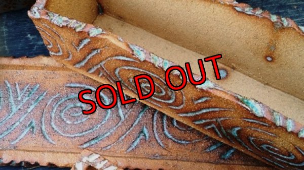 A/濃茶×グリーン(模様の中の色が薄っすら緑です)