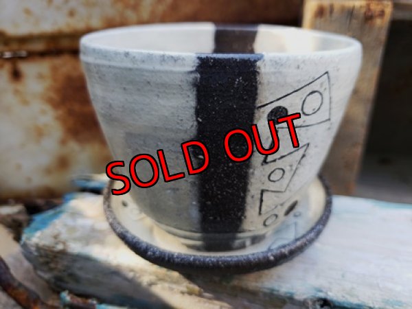 画像5: 幾何学シリーズ/皿付-1