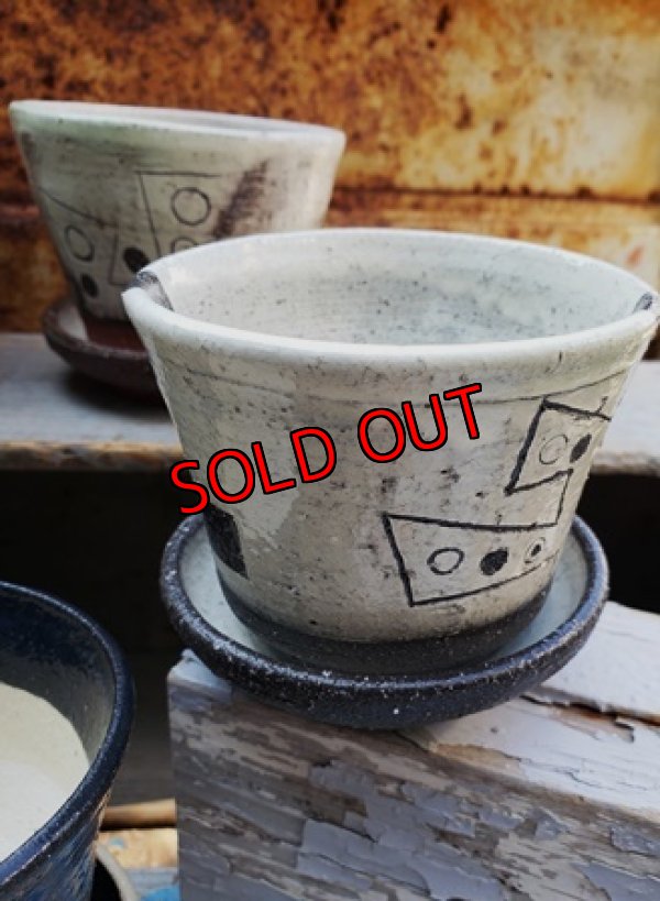 画像7: 幾何学シリーズ/皿付-4