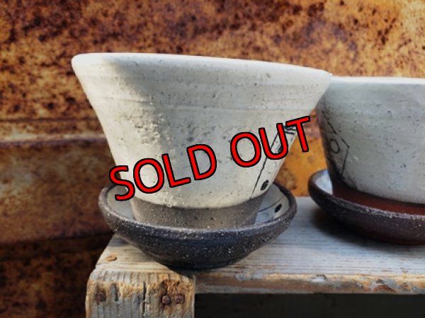 画像7: 幾何学シリーズ/皿付-5