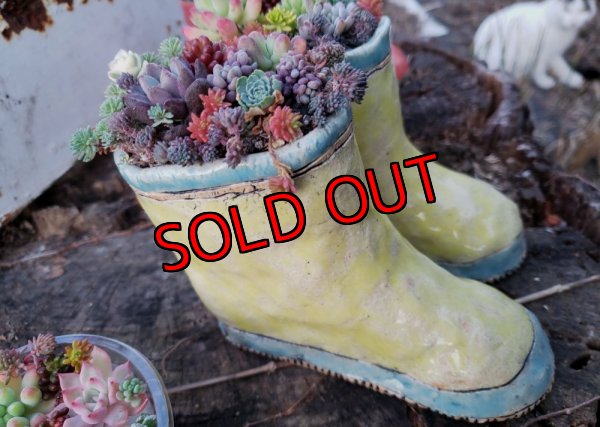 画像3: 栃尾さんの陶器のブーツ〜レインシューズ/黄色（22-3）