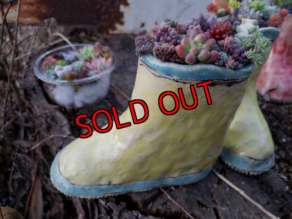 画像6: 栃尾さんの陶器のブーツ〜レインシューズ/黄色（22-3）