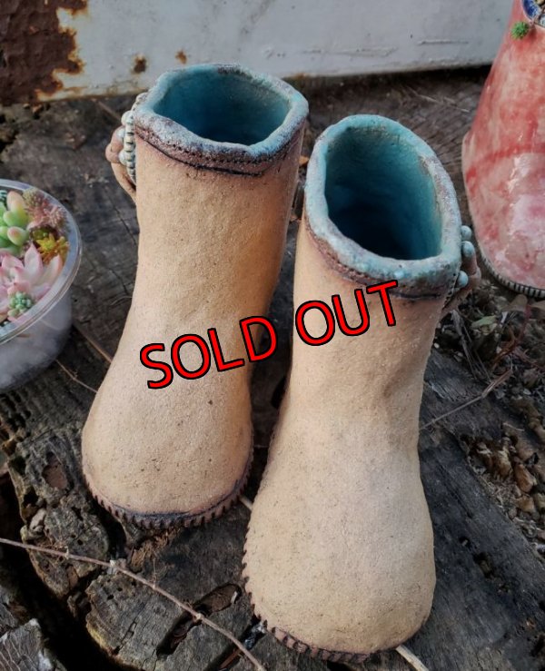 画像4: 栃尾さんの陶器のブーツ/ウエスタン（22-3）