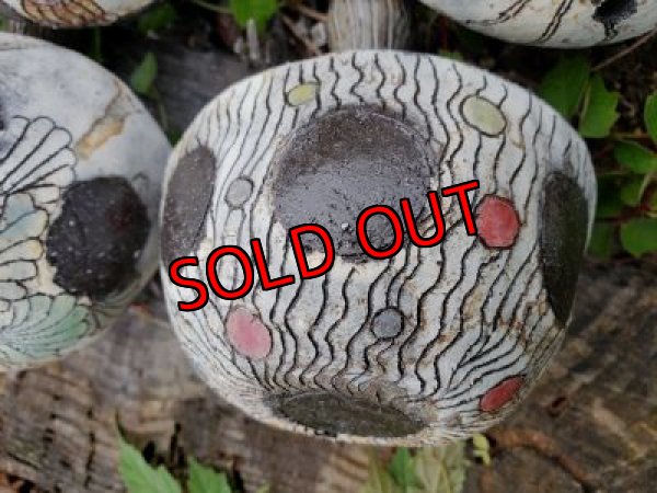 画像8: きのこ鉢〜栃尾さん&トットコラボ~ゼンタングル黒M（20-7）