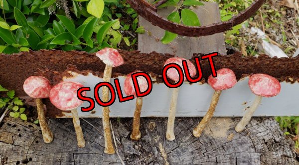 画像3: きのこオブジェ☆赤/ロングタイプ〜22-7