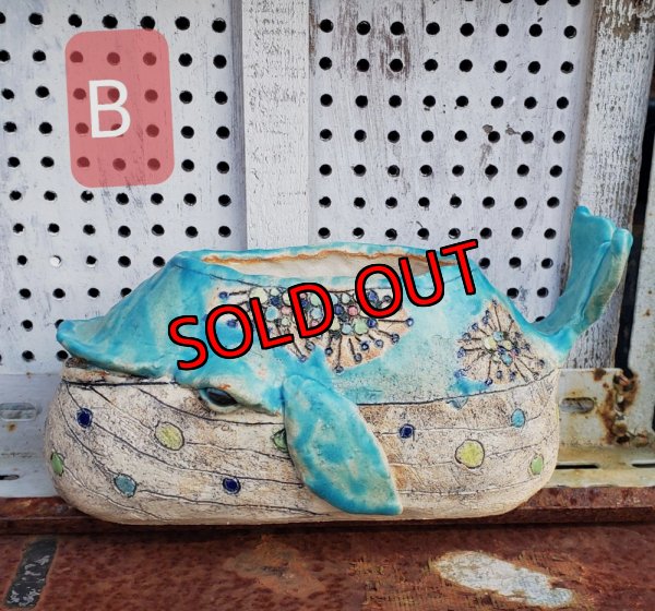 画像2: 再販/栃尾さんの陶器のクジラ鉢（24-12）