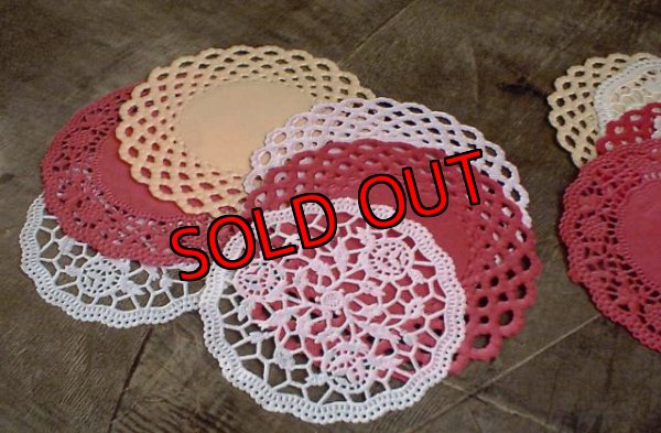 画像1: ドイツのレースペーパー　レッド系６種