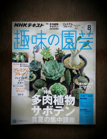 画像: 趣味の園芸　8号　掲載のお知らせ