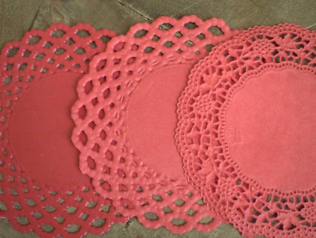 画像: ドイツのレースペーパー　レッド系６種