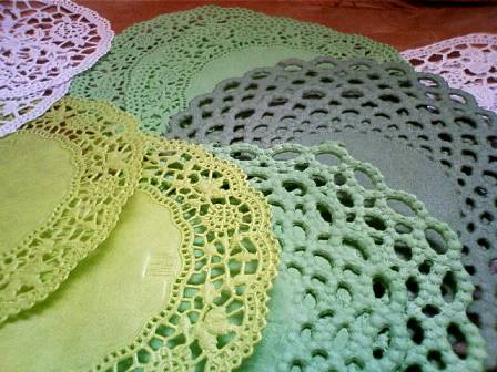 画像: ドイツのレースペーパー　グリーン系６種